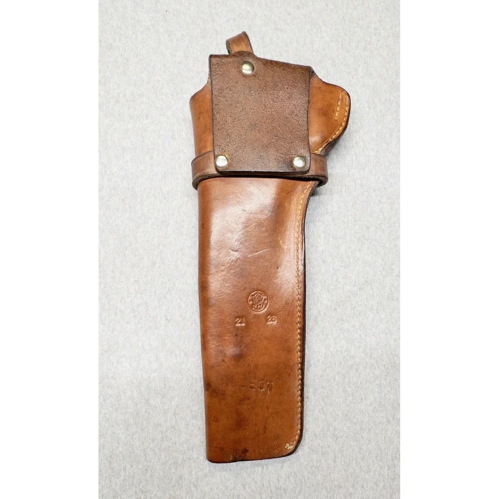 Vintage‎ Smith And Wesson N Frame Leather Holster Brown Leather S&W 21 28